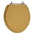 Assento Laqueado Convencional Oval Pêssego (Rosa) Universal Tampa Vaso Deca-incepa-celite-ideal em Mdf - Imagem 1