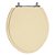 Assento Laqueado Convencional Oval Rosa Salmao Tampa para Vaso em Mdf - Imagem 1