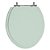 Assento Laqueado Convencional Oval Verde Claro Universal Tampa Vaso Deca-incepa-celite-ideal-roca em Mdf - Imagem 1