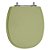 Assento Laqueado Aspen Verde Malva Tampa para Vaso Deca em Mdf - Imagem 1