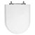 Assento Laqueado Carrara Branco Tampa para Vaso Deca em Mdf - Imagem 1