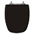 Assento Laqueado Monte Carlo Ebano (Preto) Tampa para Vaso Deca em Mdf - Imagem 1