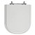 Assento Laqueado Vogue Plus Cinza Real (Claro) Tampa para Vaso Deca em Mdf - Imagem 1