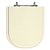 Assento Laqueado Vogue Plus Creme Tampa para Vaso Deca em Mdf - Imagem 1