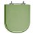 Assento Laqueado Vogue Plus Verde Malva Tampa para Vaso Deca em Mdf - Imagem 1