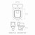 Assento Laqueado Flox Branco Tampa para Vaso Fiori em Mdf - Imagem 2