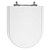Assento Laqueado Luna Branco Tampa para Vaso Icasa em Mdf - Imagem 1