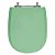 Assento Laqueado Paris Verde Aquamarine Tampa para Vaso Ideal em Mdf - Imagem 1
