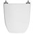Assento Laqueado Scala Branco Tampa para Vaso Ideal Standard em Mdf - Imagem 1