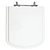 Assento Laqueado Bali Branco Tampa para Vaso Icepa em Mdf - Imagem 1