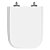 Assento Laqueado Suite Branco Tampa para Vaso Incepa em Mdf - Imagem 1