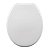 Assento Almofadado Oval Astra Branco Tampa para Vaso Universal - Imagem 1