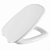 Assento Almofadado Stylus Branco Tampa para Bacia Celite - Imagem 1