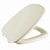Assento Almofadado Versato/fit/city/primula Bege Claro Tampa para Bacia Celite - Imagem 1