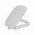 Assento Almofadado Axis Branco Tampa para Bacia Deca - Imagem 1
