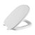 Assento Sanitário Square Branco Tampa para Vaso Sanitex Almofadado - Imagem 1