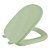Assento Almofadado Paris Verde Claro Tampa para Bacia Ideal - Imagem 1