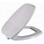 Assento Sanitário Thema Cinza Tampa para Vaso Incepa em Polietileno - Imagem 1