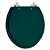 Assento Poliéster Oval Verde Escuro Tampa Vaso Deca-incepa-celite-ideal-roca - Imagem 1