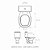 Assento Soft Close Viseu Branco Tampa para Vaso Luzarte - Imagem 2