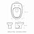Assento Soft Close Turim Branco Tampa para Vaso Eternit - Imagem 2