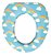 Assento Infantil Decorado Nuvem Azul Redutor para Vaso Oval - Imagem 1