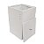 Lixeira para Banheiro Mdf Quadrada C/ Strass 8 Litros Branca - Imagem 6