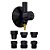 Adaptador para Filtro com Registro Integrado 6x1 Preto - Imagem 4