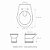 Assento Laqueado Ritz Branco Tampa para Vaso Deca em Mdf 1.6Gpf 6lpf - Imagem 2