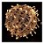 Luz de Natal Bola Vazada 30 Cm C/ 100 Leds Warm Bivolt Ip44 Uso Externo - Imagem 2