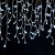 Luz de Natal Cascata 400 Lâmpadas Led Branco Fio Branco Bivolt 10m - Imagem 2