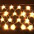Luz de Natal Cascata 160 Lâmpadas Warm Branco Morno Led Fio Verde Estrela 6 Mts 127v - Imagem 2