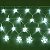 Luz de Natal Cascata 160 Lâmpadas Led Branco 8f Fio Verde Estrela 127v 6,0 Mts - Imagem 2