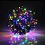 Luz de Natal Cordão 500 Lâmpadas Led Colorido Fio Verde Externo Bivolt 50 Mts Ip44 - Imagem 1