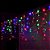 Luz de Natal Cascata 300 Lâmpadas Led Color Fio Branco Pisca 7,0 Mts 220v - Imagem 1