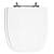 Assento Poliéster Laminado City Branco Tampa para Vaso Celite - Imagem 1