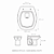 Assento Poliéster Laminado Stylus Branco Tampa para Vaso Celite - Imagem 2