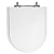 Assento Poliéster Laminado Carrara Branco Tampa para Vaso Deca - Imagem 1