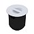 Lixeira de Embutir Redonda 8 Litros Branca Pvc - Imagem 1