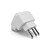 Plug Protetor de Tomada 90 graus 3 Pinos 10A QPP07B Qualitronix - Imagem 2