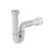 Sifão Sanfonado Extensível 70cm Branco Blukit - Imagem 1
