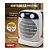 Aquecedor Ambiente Elétrico Portátil c/ Movimento Oscilante 127V 1500W Branco - Imagem 3