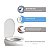 Assento Sanitário Almofadado Slim Oval Branco Astra - Imagem 5