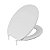 Assento Sanitário Almofadado Slim Oval Branco Astra - Imagem 1