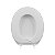 Assento Sanitário Almofadado Slim Oval Branco Astra - Imagem 2