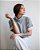 Blusa Gola Alta Dupla Face Feminina Mood Cinza - Imagem 4