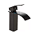 Torneira para banheiro tipo monocomando cascata baixa black - Imagem 1