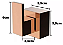 Acabamento para registro de pressão/gaveta 3/4 quadrado com alavanca rose gold - Imagem 2