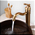 Torneira para banheiro monocomando bronze mod Retrô alta - Imagem 5