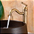Torneira para banheiro monocomando bronze mod Retrô alta - Imagem 4